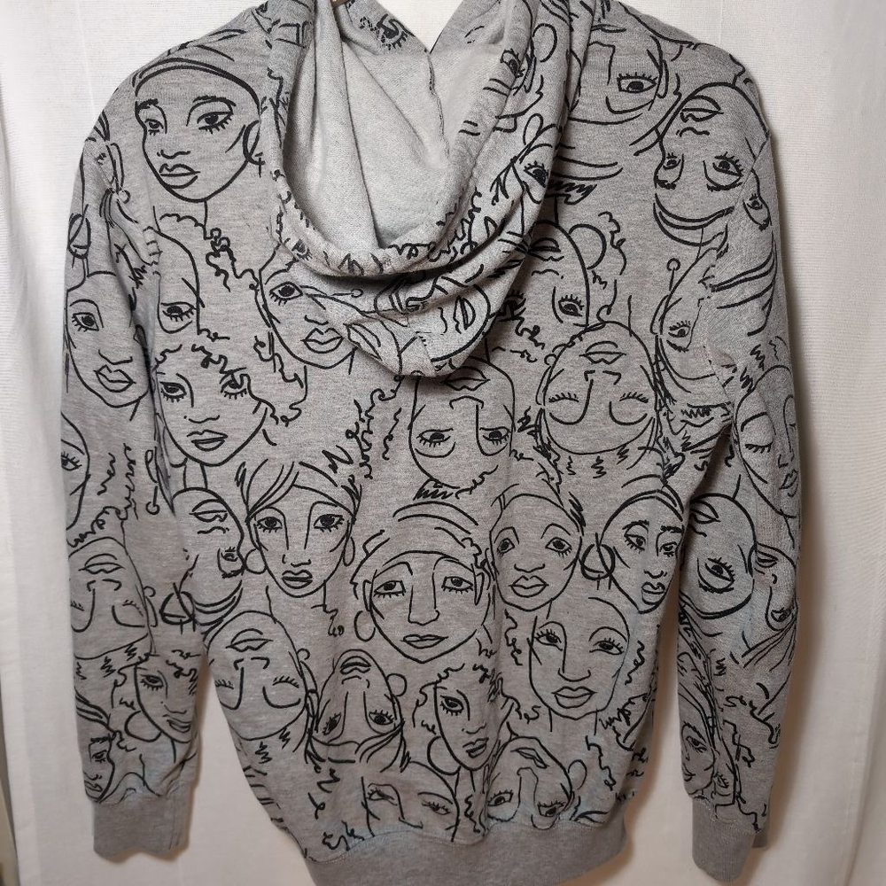 Maya Angelo Caged Bird Legacy Yourh Graphic Hoodie, Size M (7-9) - Picture 5 of 5